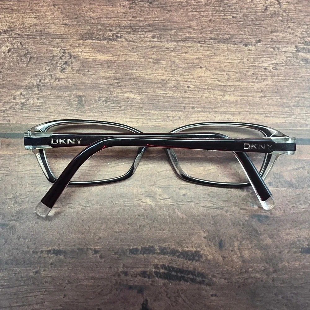 DKNY DY 4618 3417 Burgundy Clear Rectangle Eyeglasses Frames 50-15-135